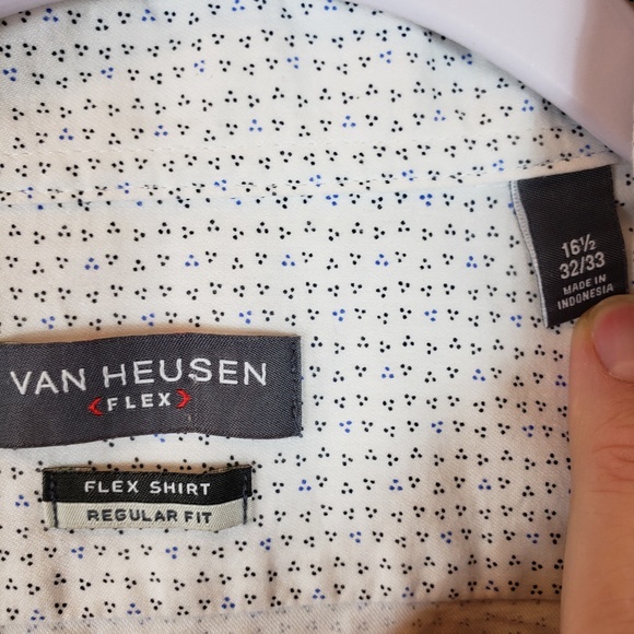 Van Heusen Long Sleeve Shirt Size 16 ½” - Picture 2 of 4